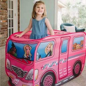 Sunny Days Barbie Dream Camper Pop-Up Play Tent